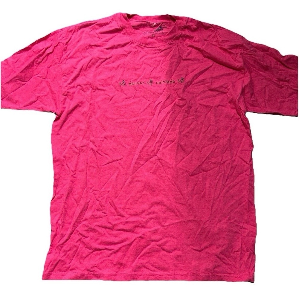 Women’s Hot Pink Denver Colorado T Shirt Size XL